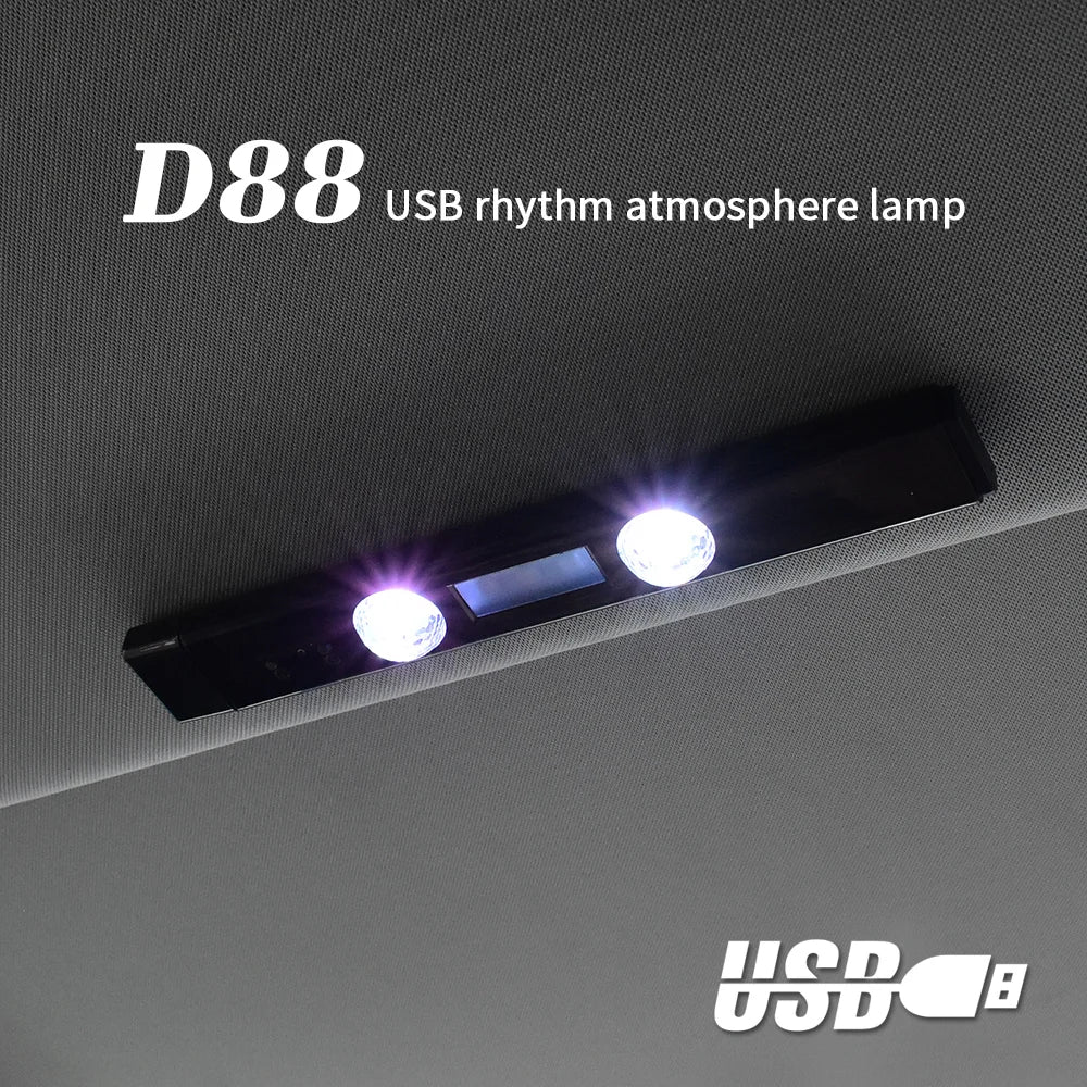 RGB Car Star Projector | Voice-Controlled LED Mood Light